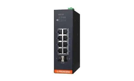 Industrial 10-Port GbE Managed PoE Switch 24~57VDC (Wi-Fi 7)