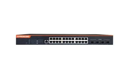 28-Port GbE Managed PoE Switch with 4 10G SFP+ Uplinks (Wi-Fi 7)